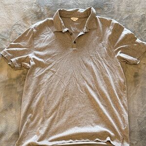 Men's Calvin Klein Gray Polo Shirt Size L